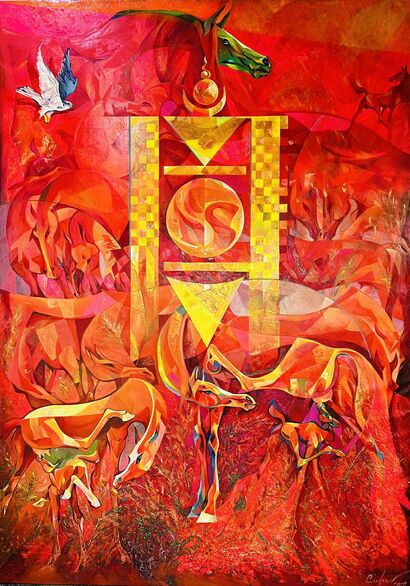 Fire Flame - a Paint Artowrk by Chadraa
