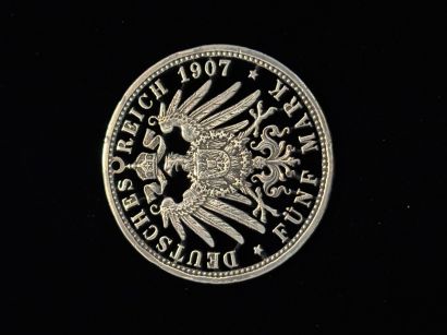 Hand Cut 1907 Prussian Funf Mark  - a Sculpture & Installation Artwork by Robert Johnson 