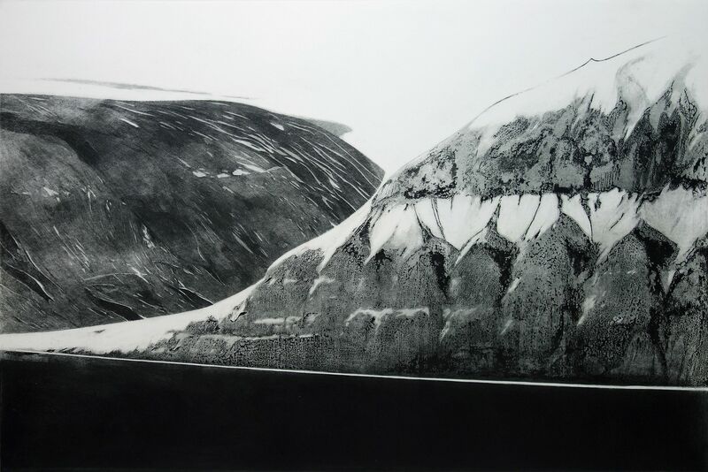 Spitsbergen Nordfjorden - a Paint by Alina Jackiewicz-Kaczmarek