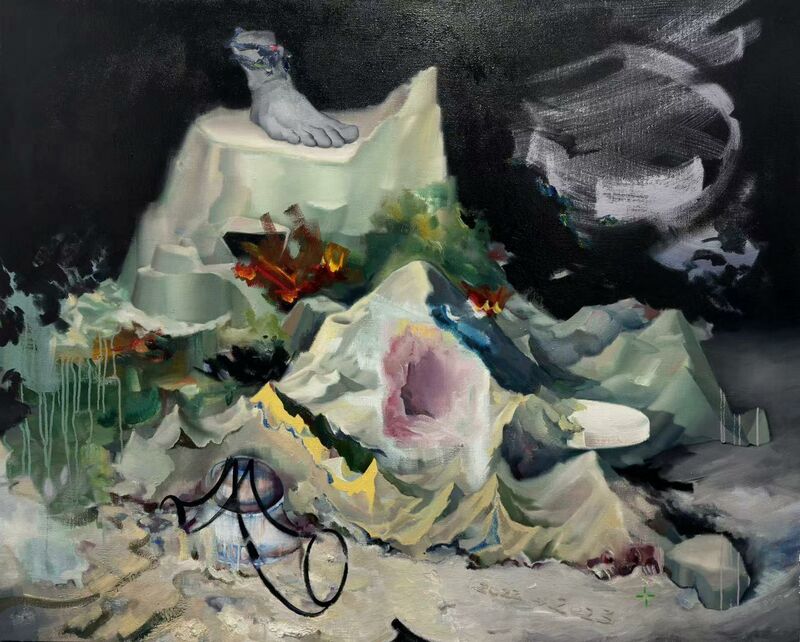 Desire to paint - a Paintings by WENJIE Pan