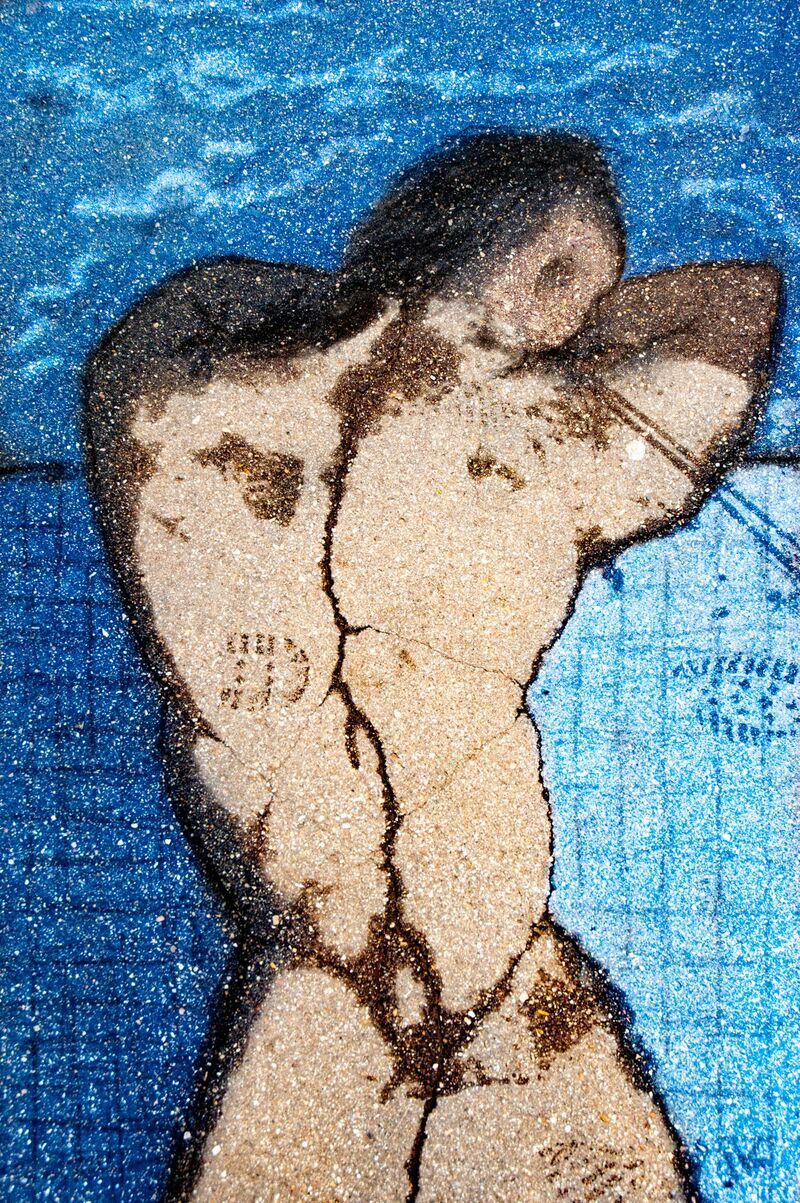 Man in a pool - a Digital Graphics and Cartoon by Ivan Kuindzhi