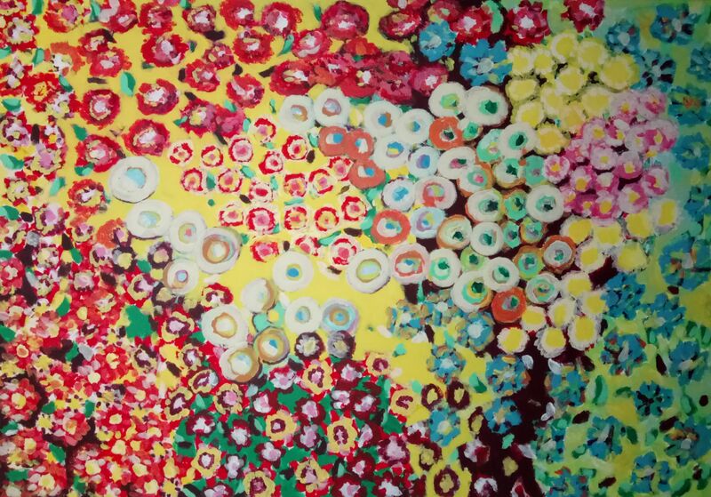 Marguerites - a Paintings by Silja Kulagina