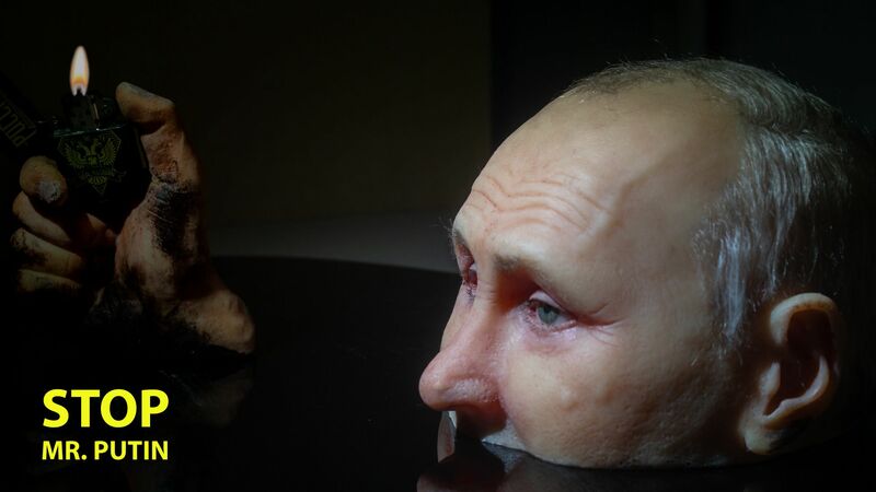 STOP Mr. Putin! - a Sculpture & Installation by Andrey Serbinenko