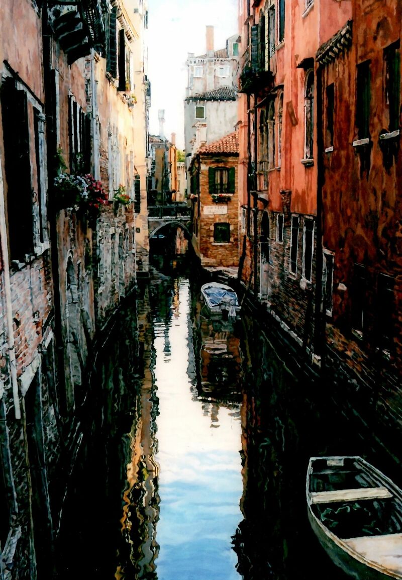 Venetian channel II - a Paint by ALLAISA