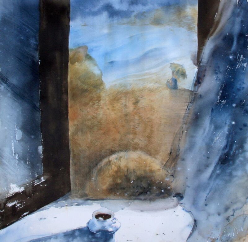 You're my cup of tea - a Paint by Hélène Manoli