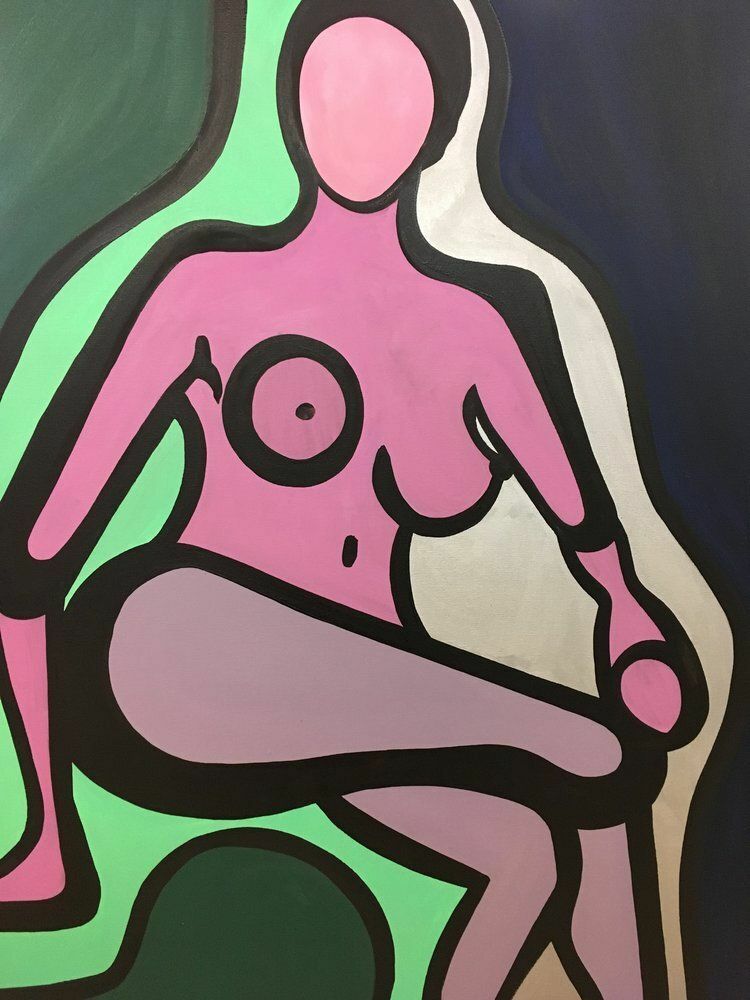 Big Nude - a Paint by Montana Azuelos