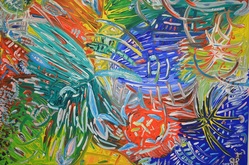 Colori D'artificio - a Paint by SERGIO SOLARI'