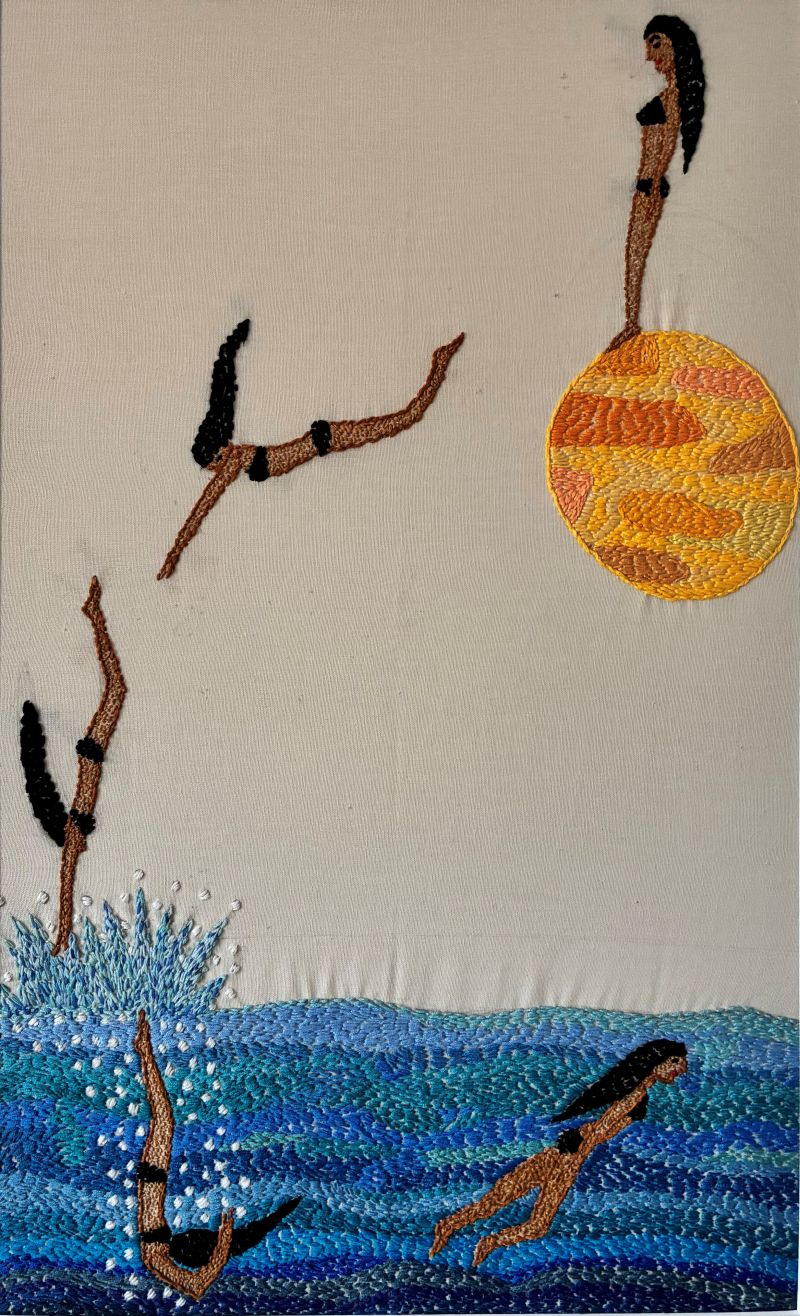 El Salto - a Paintings by Stephanie Brucks - STICKART