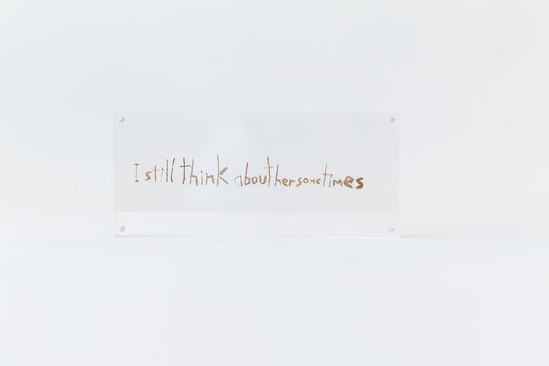 I Still Think About Her Sometimes - a Sculpture & Installation by Susanna Tan