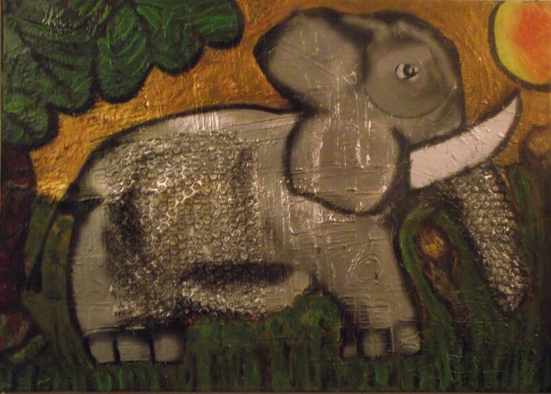 the elephant - a Paint by Florentin