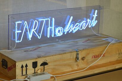 Earth@Heart©, my favorite anagram. - A Art Design Artwork by patrizia dalla pace