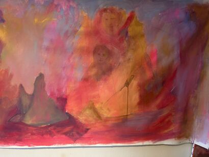 A message - a Paint Artowrk by Frances Lucas