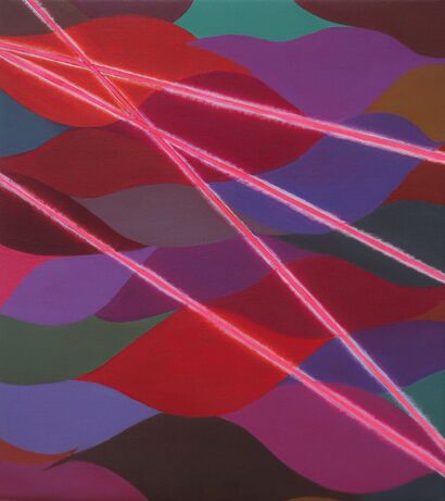 Raggi, Via marco D\'Agrate - a Paint Artowrk by Baukje Spaltro