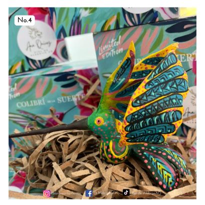 Colibrí de la suerte  - a Sculpture & Installation Artwork by Ana Quiroz