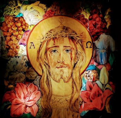 Ave Verum Corpus - A Paintings Artwork by Carmen Judith Montaño Valencia 