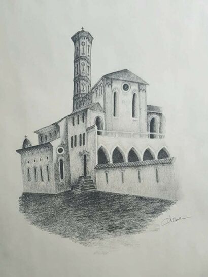 Chiesa di San Giacomo, Soncino - a Paint Artowrk by Elena Alupei