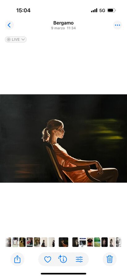 Ragazza viaggiatrice del tempo - a Paint Artowrk by Pittore della verità 