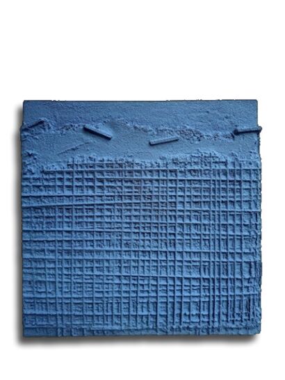 Small blue fragment - a Sculpture & Installation Artowrk by Manuel Grosso
