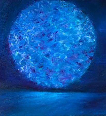 Gravity  - a Paint Artwork by Natalia Koromvokis