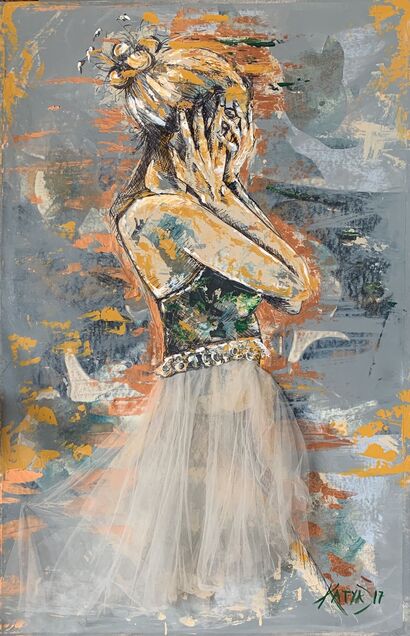 She used to be mine - a Paint Artowrk by Katya Du Pond
