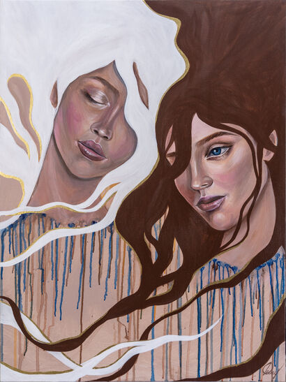 Duet - A Paint Artwork by Julia Filimonova