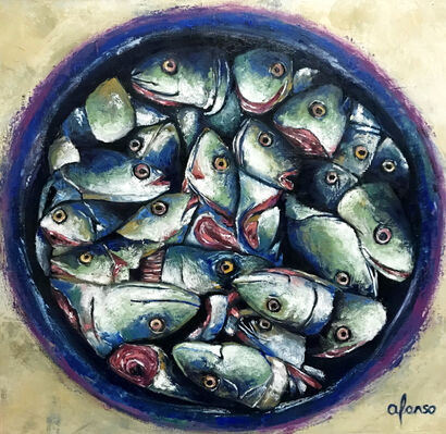 Fish bowl - a Paint Artowrk by Alonso