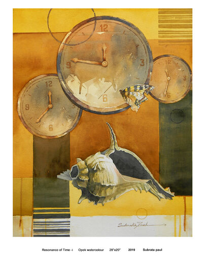 Resonance of time 1 - a Paint Artowrk by Mr. Paul or painter babu