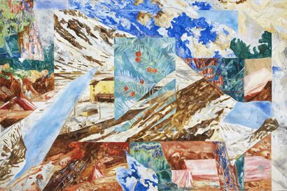 The Glacial Landscape#2 - a Paint Artowrk by Sheng-Hung SHIU