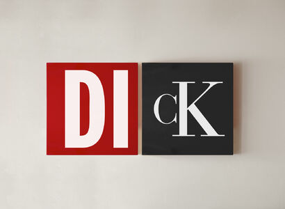 DI_CK TWO (2 boards) - A Paint Artwork by Joseph Rossi