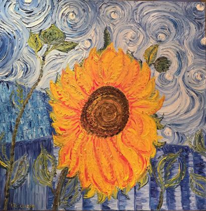 'Sunflower for Maya' Collection 'Sunflowers'  by Dr. Halyna Vakulenko