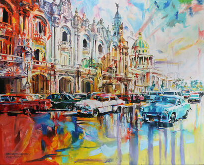 9.0 Cuban journey - a Paint Artowrk by Artem Rezchikov