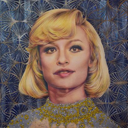 Raffaella Carrà - a Paint Artowrk by Sara Costa