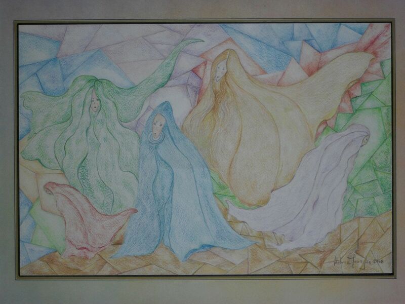 Le cinque sorelle - a Paint by Vilma Caterina Mourglia