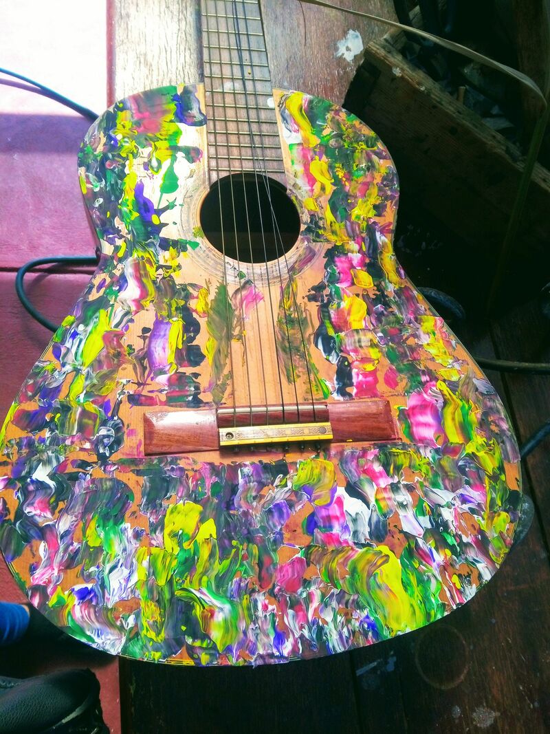Guitar - a Paint by Amy McDonald