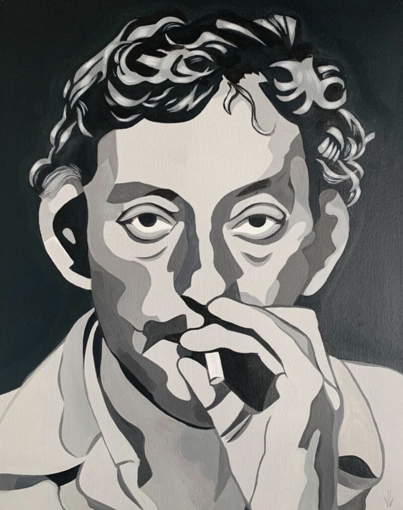Gainsbourg  - a Paintings by jiazzi