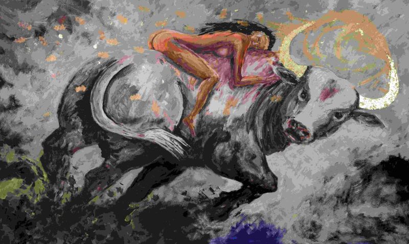 The Abduction of Europe - a Paintings by Alexander Mosio