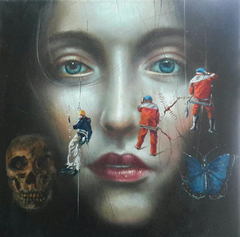 RECOSTRUYENDO LA VIDA - a Paint by JUAN JOSE RAMOS VALDEZ