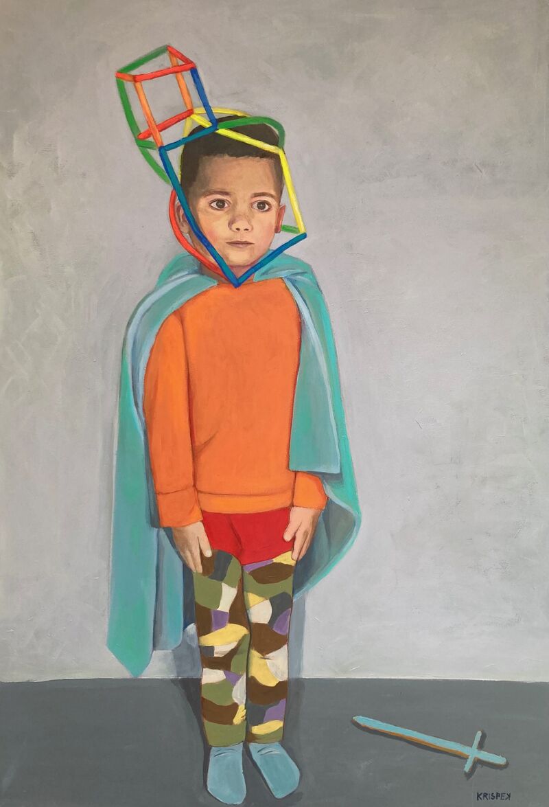 portrait of a boy 2 - a Paint by Krispek
