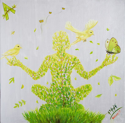 Nature - A Paint Artwork by Athina Kotsoni