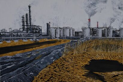 Anthropocene XII - a Paint Artowrk by Jiří Strachota