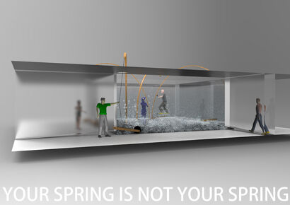 Your springs not your springs - a Urban Art Artowrk by chenying gao