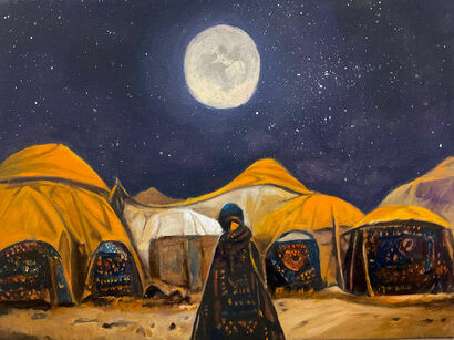 Khaneh II - a Paint Artowrk by Amir Bahadori