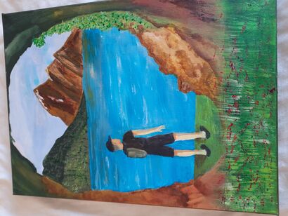 Llac - a Paint Artowrk by Marina Parés Soliva