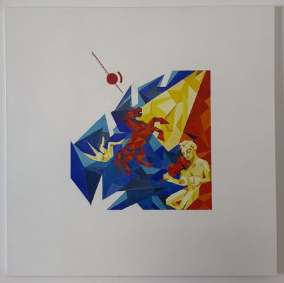 Arena, Scene 3 - a Paint Artowrk by Naomi Lautier 