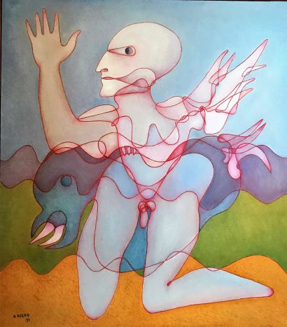 El Rey - a Paintings Artwork by Aldo Nigro