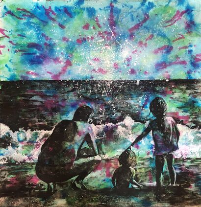 Splash - A Paint Artwork by Jenna Pallio