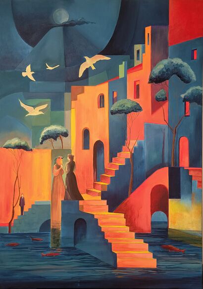 Messenger of No Time - a Paint Artowrk by Ivana Babic