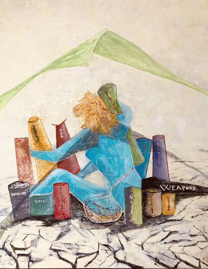 Vivremo solo a colori  - A Paint Artwork by Franco Carletti 