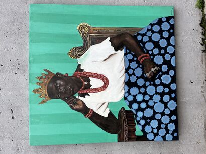 Woman king  - a Paint Artowrk by Divine Onwudiachi 