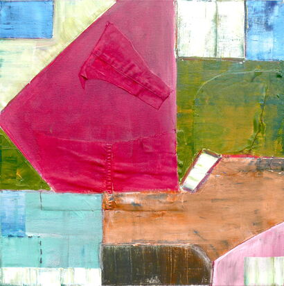 vela rossa - a Paint Artowrk by Cecilia Fabbri
